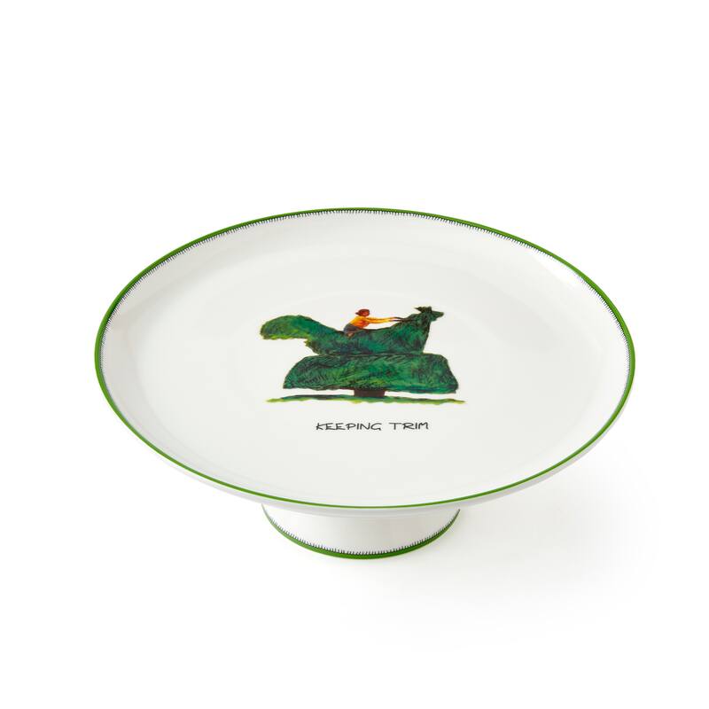 Kit Kemp for Spode Doodles Fine China Cake Stand - 10.7 Inch - 10.7 Inch