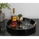 preview thumbnail 6 of 89, Kate and Laurel Lipton Round Decorative Tray with Metal Handles
