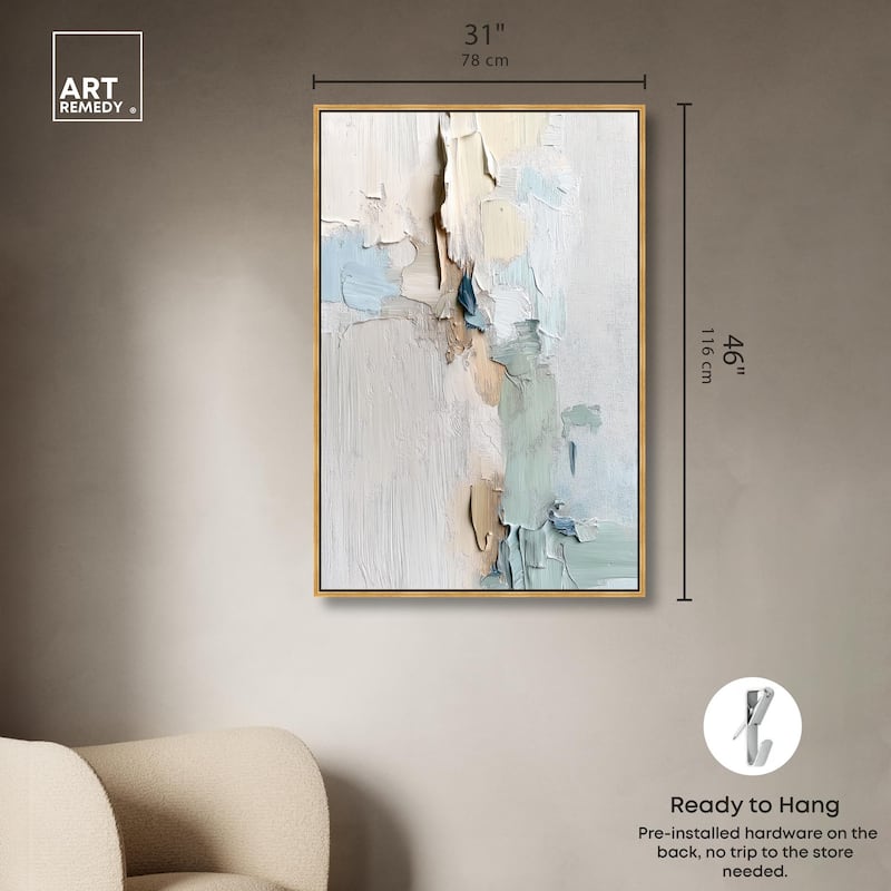 Impasto Intervals III Canvas by Art Remedy