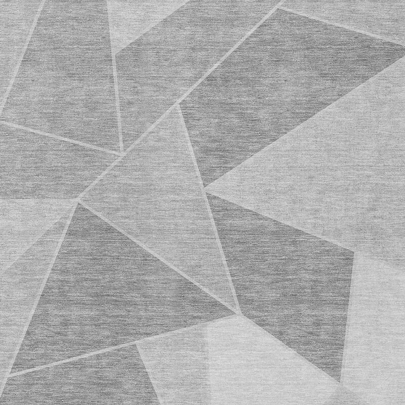 HomeRoots Geometric Transitional Rectangle Outdoor Rug