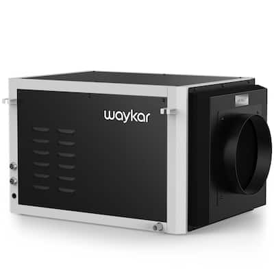 Waykar 155 Pints Commercial Dehumidifier Industrial Dehumidifier for Spaces up to 6500 Sq. Ft
