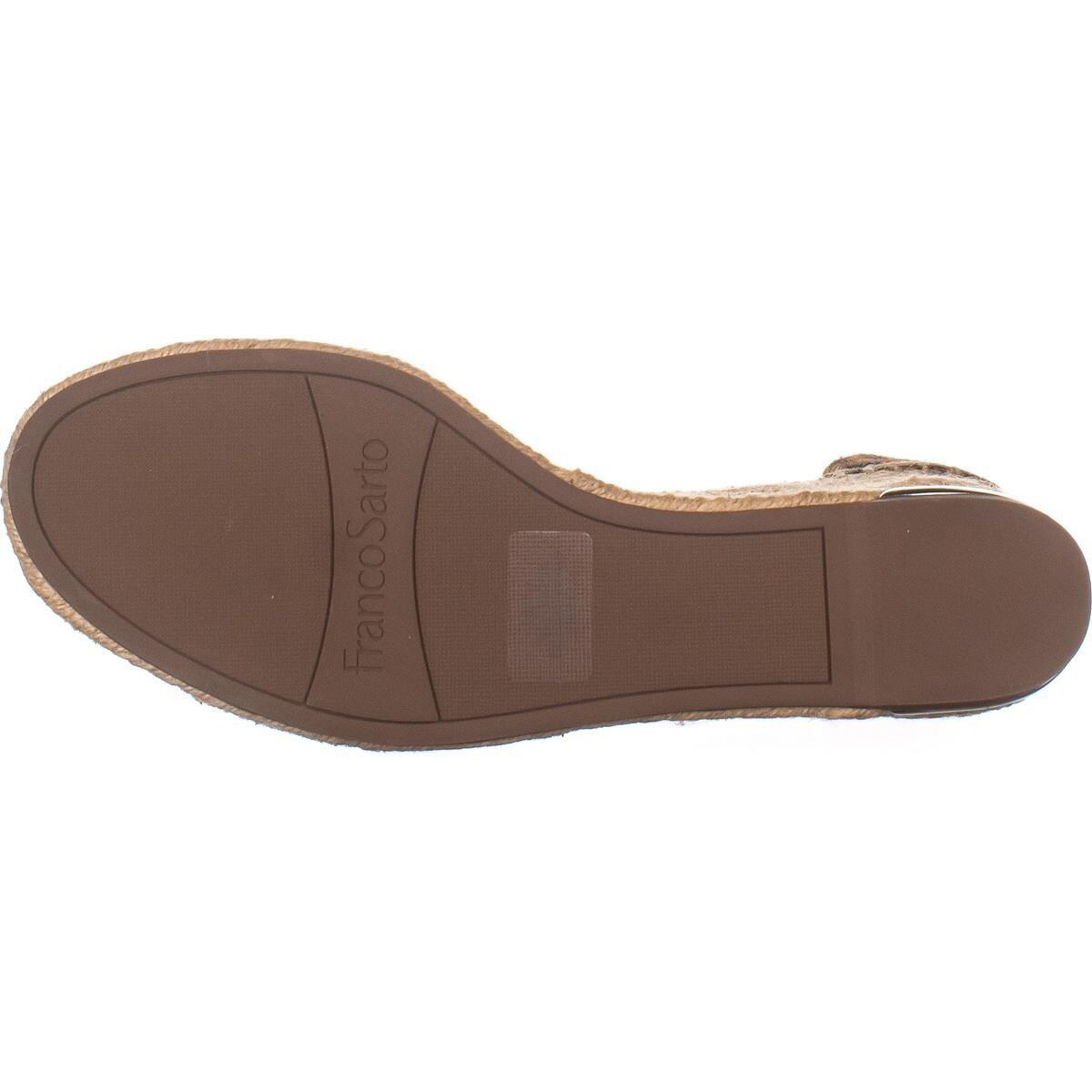 franco sarto clemens espadrille wedge sandal leopard