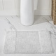 preview thumbnail 32 of 77, Better Trends Bath Rug 100% Cotton Water Absorbent Tufted Bathroom Rugs for Shower, Sink Mats Machine Wash Granada Collection 17" x 24" Rectangle - White
