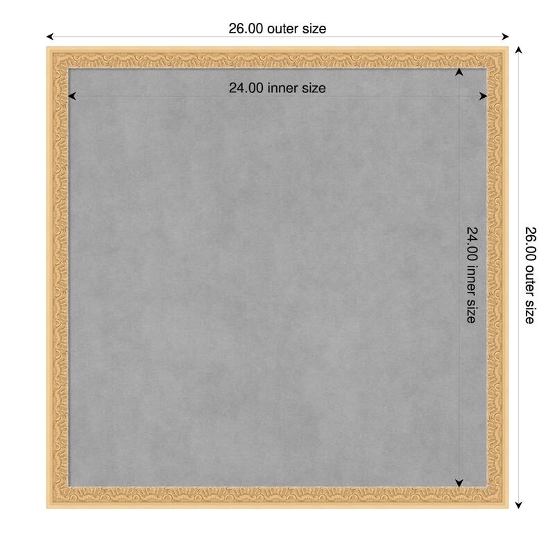 Amanti Art Bethany Black Framed - 26 x 26 in - Bethany Gold