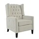 preview thumbnail 34 of 54, Manual Adjustable WingBack Recliner Chair, with Foldable Side Table, USB Charging Ports, PushBack Reclining Chairs