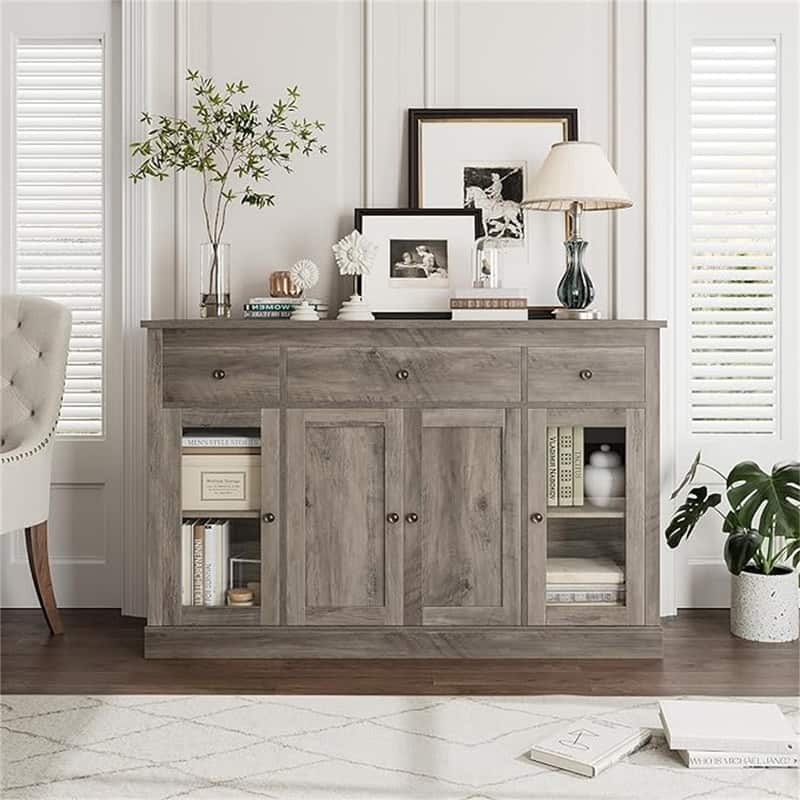 Buffet Cabinet - 15.7"D x 55"W x 35.4"H
