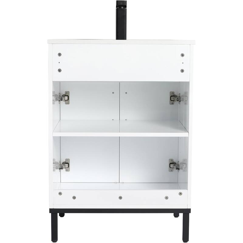 Blossom 24-Inch Freestanding Bathroom Vanity with SMC Sink