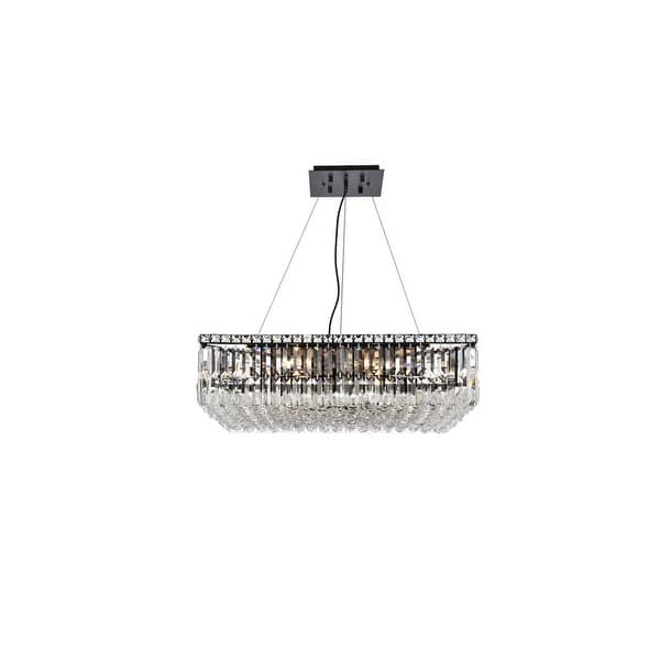 slide 9 of 15, Maine 12 Light Chandelier - 28 Inch Black