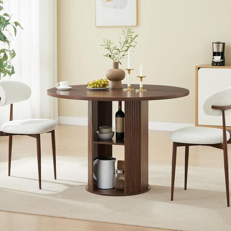 31.5" Round Dining Table Set (Serves 2-4)