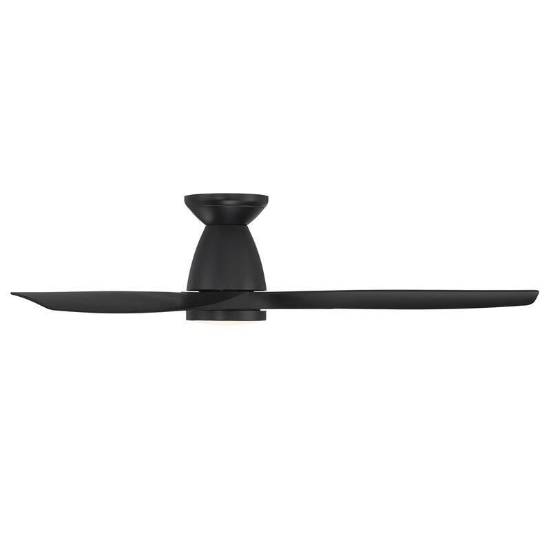 Skylark Flush Indoor Outdoor 3-Blade Smart Flush Mount Ceiling Fan 54in with 3000K LED and Remote Control - 54
