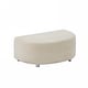 preview thumbnail 3 of 3, Upholstery Cambered Ottoman Combination Sofa Footstool Beige