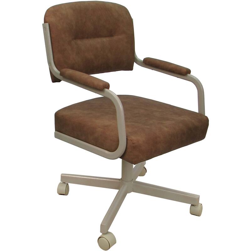 Swivel Kitchen Dining Caster Chair with Wheels - M-110 - N/A