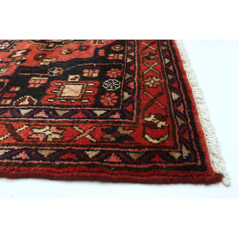 ECARPETGALLERY Hand-knotted Anadol Red Wool Rug - 3'3 x 4'9