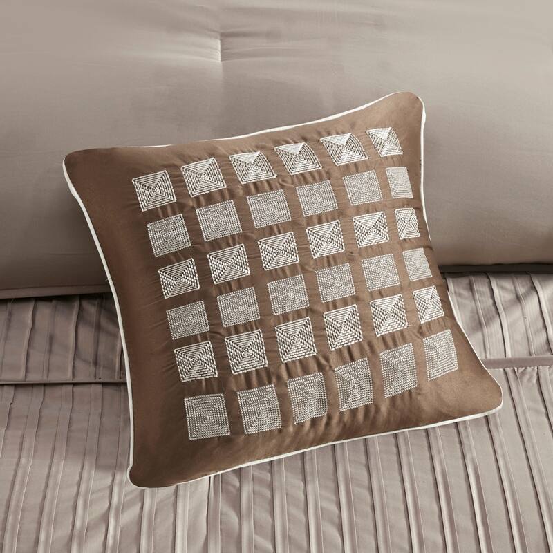 GDF Studio - Charmeuse Comforter Set with Decorative Pillows