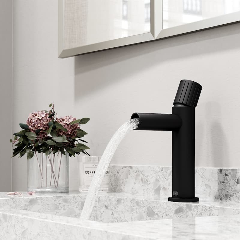 VIGO Ashford 8" H Single Handle Single Hole Bathroom Faucet
