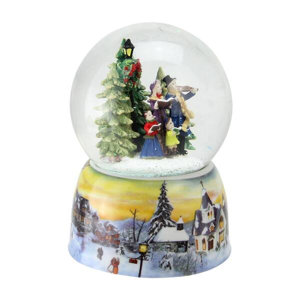 Shop 6 Christmas Carolers Winter Scene Musical Water Snow Globe
