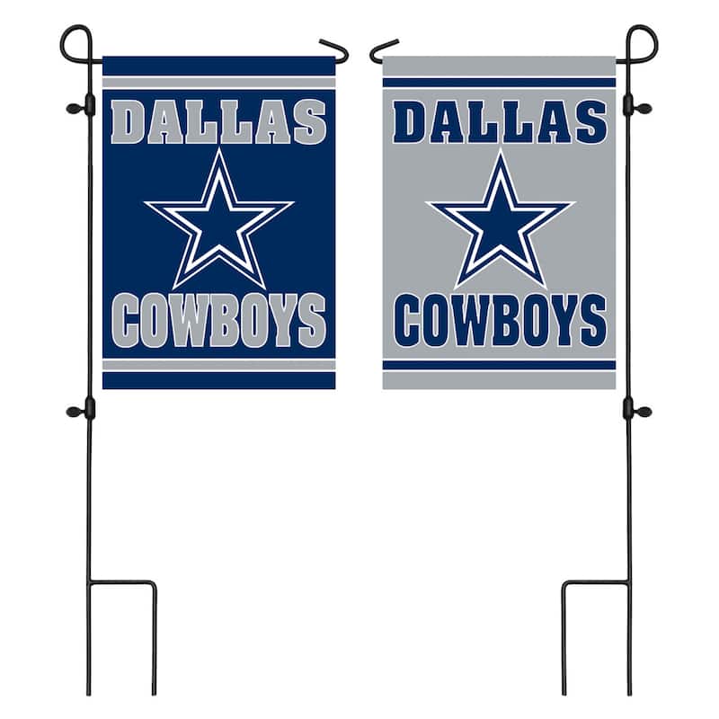 Embossed Suede Flag, Garden Size, Dallas Cowboys