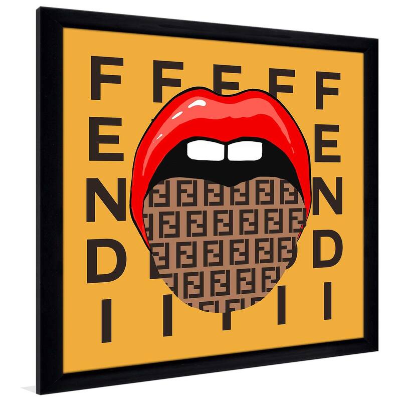 "Tip of My Fendi Tongue" by Jodi Print on Acrylic