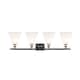 Option Matte White / Black Antique Brass Finish
