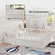 preview thumbnail 9 of 14, Full size Floor bed, integral construction with super high security barrier, door, children's floor bed frame, Montessori