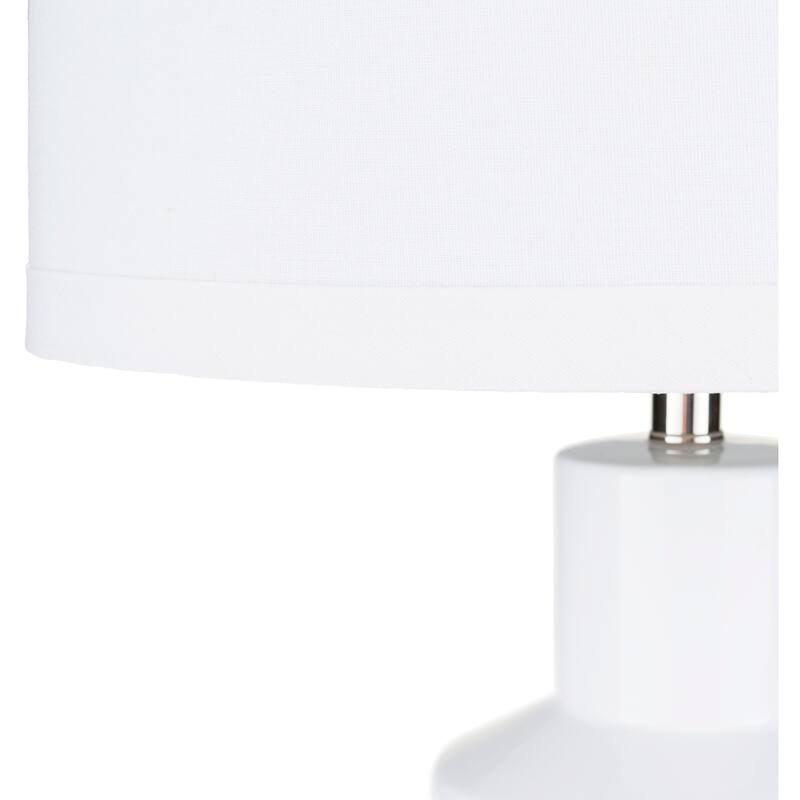 Hazebrouck Table Lamp with Glazed Ceramic Base