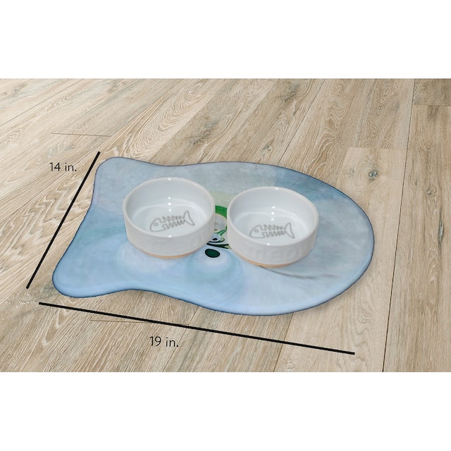 Infinity Curl Pet Feeding Mat for Dogs and Cats