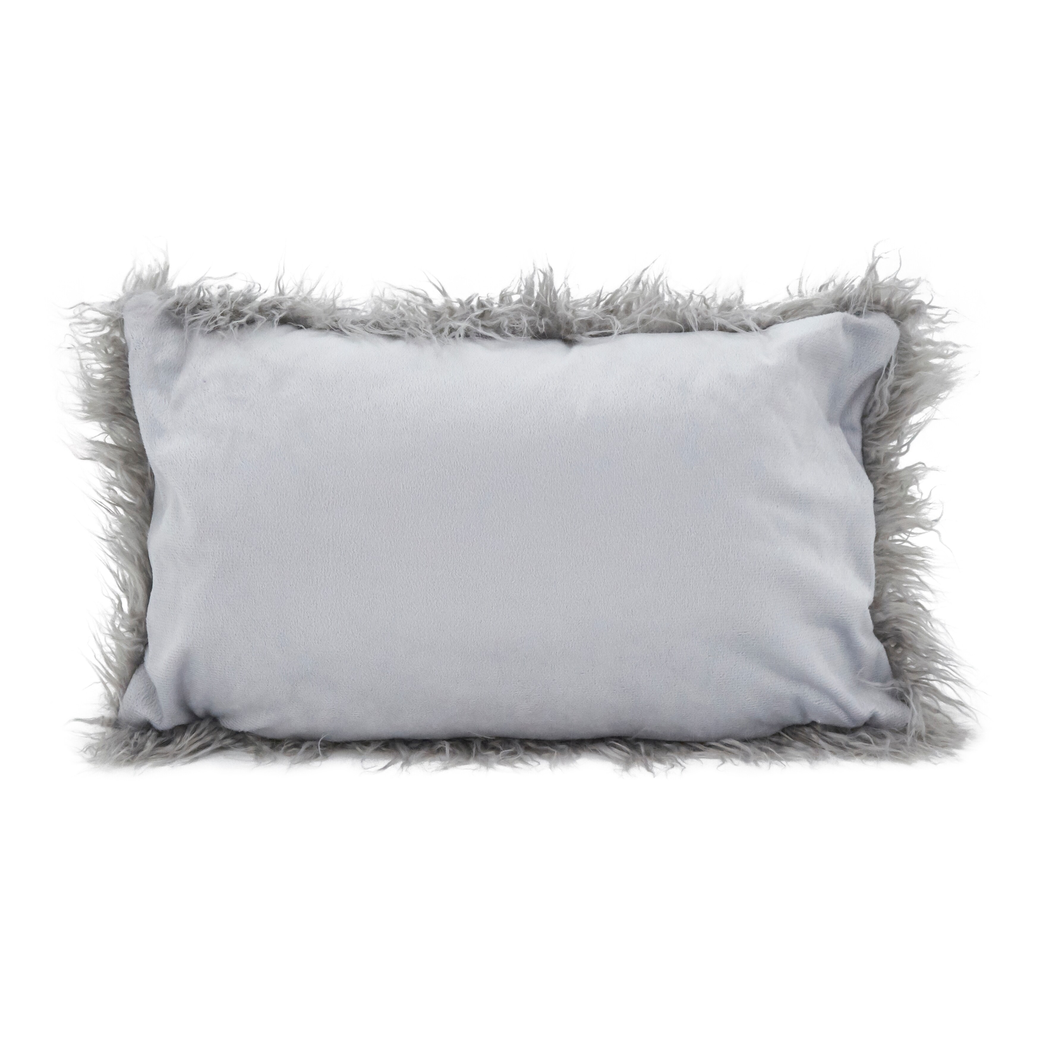 Mongolian Shaggy Faux Fur Throw Pillow On Sale Bed Bath  Beyond  13218518