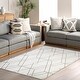 preview thumbnail 1 of 17, Nuloom Sinclair SuperiorWash Lattice Reversible Machine Washable Area Rug 5' x 8' - Beige