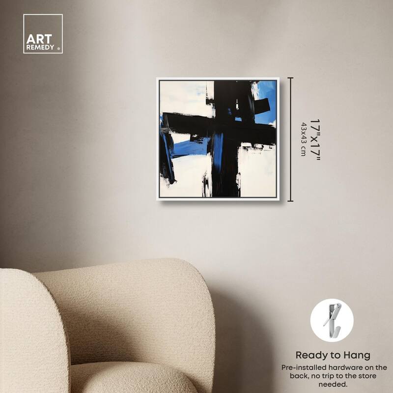 Blue Streak II Canvas by Art Remedy