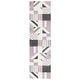 preview thumbnail 70 of 84, SAFAVIEH Hollywood Tatianna Mid-Century Modern Abstract Rug 2'3" x 8' Runner - Ivory/Purple - Runner