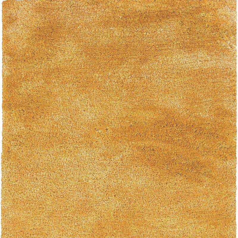 HomeRoots Solid Color Shag Rectangle Area Rug - 62.99 in. x 38.98 in. x 1.60 in.