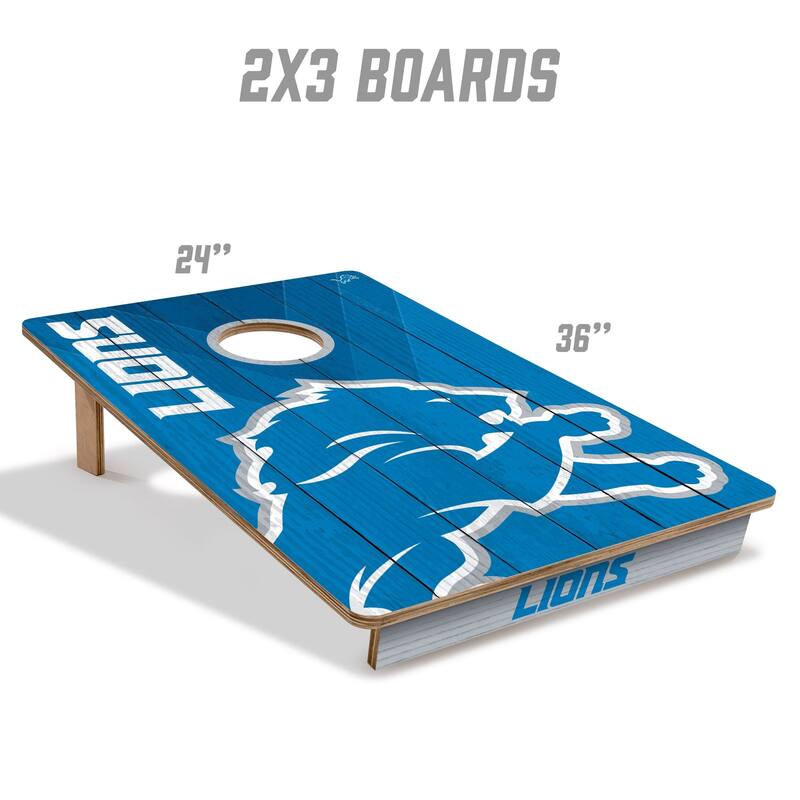 Detroit Lions NFL Tailgate Cornhole Board Set