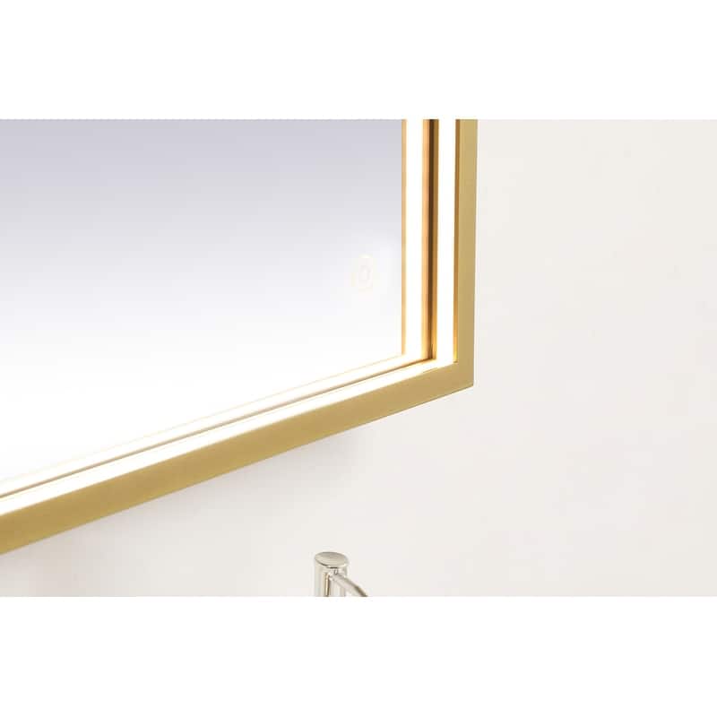 Indigo Home 24x30 inch LED mirror with adjustable color temperature