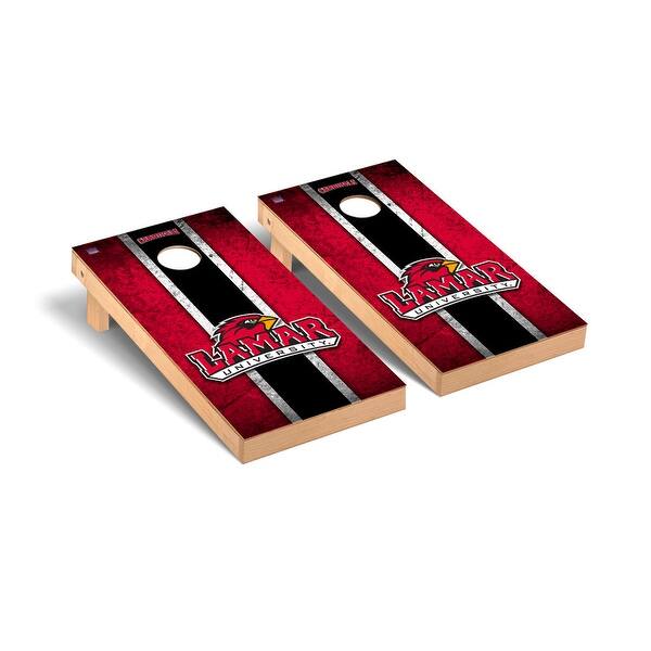 slide 2 of 5, Lamar LU Cardinals Vintage Cornhole Board Set