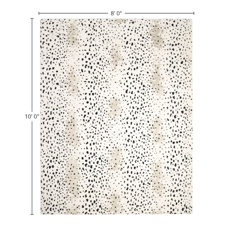 Overton Handmade Modern Contemporary Animal Print Area Rug