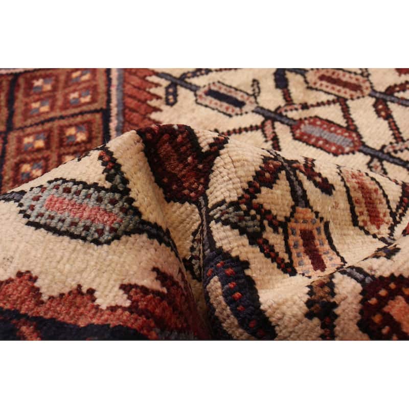 ECARPETGALLERY Hand-knotted Andelz Cream Wool Rug - 2'10 x 9'9