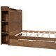 preview thumbnail 10 of 9, Full Size Platform Bed with Storage Headboard Multifunctional Wooden Bedframe with Twin Size Trundle for Kids Teens Bedroom
