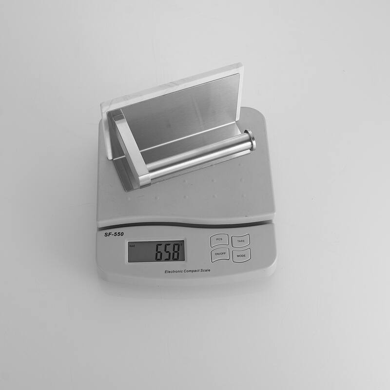 Toilet Paper Holder with Marble Shelf