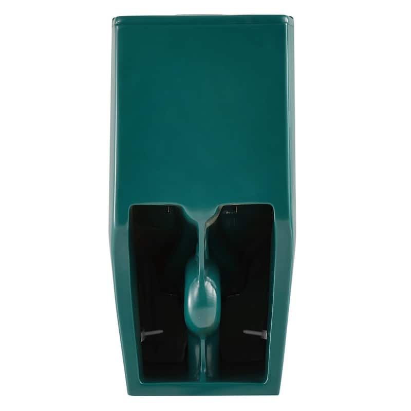 Fine Fixtures Dual-Flush Elongated One-Piece Toilet with High Efficiency Flush