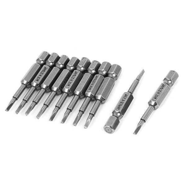 1/4 Hex Shank 2mm Magnetic Head Triangle Screwdriver Bits Hand