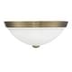 preview thumbnail 7 of 9, Savoy House 2 Light 13" Wide Flush Mount Bowl Ceiling Fixture