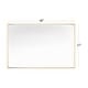 preview thumbnail 37 of 66, Rectangle Metal Framed Beveled Edge Bathroom Vanity Mirror