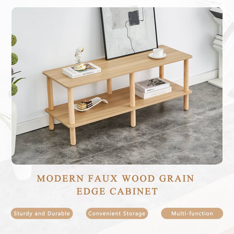 Modern 2-Tier TV Stand for Living Room Furniture