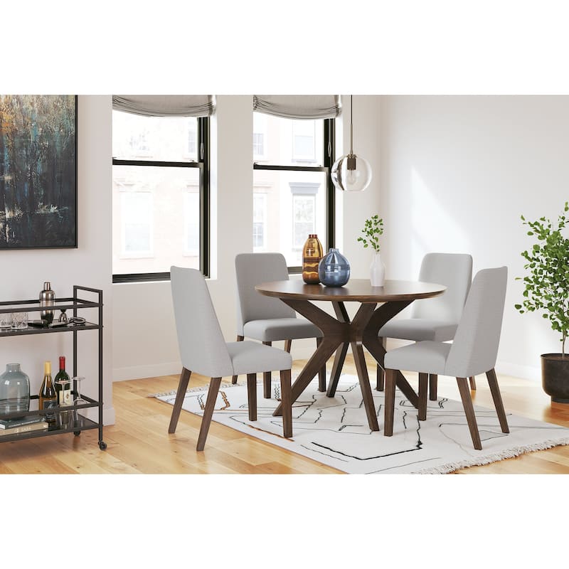 Signature Design by Ashley Lyncott 5-Piece Dining Package - Gray