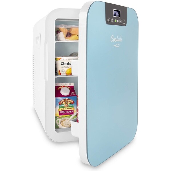 20L Mini Fridge For Bedroom, Car, Office & College Dorm Room Glass