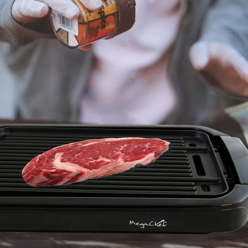 1800 Watt Electric Dual Side Cooking Surface Countertop Griddle