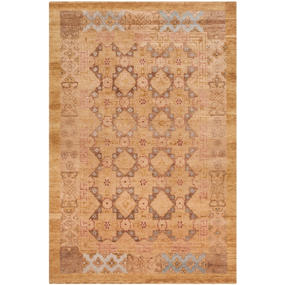 SAFAVIEH Couture Hand-knotted Kordelia Arjola Traditional Oriental Wool Rug