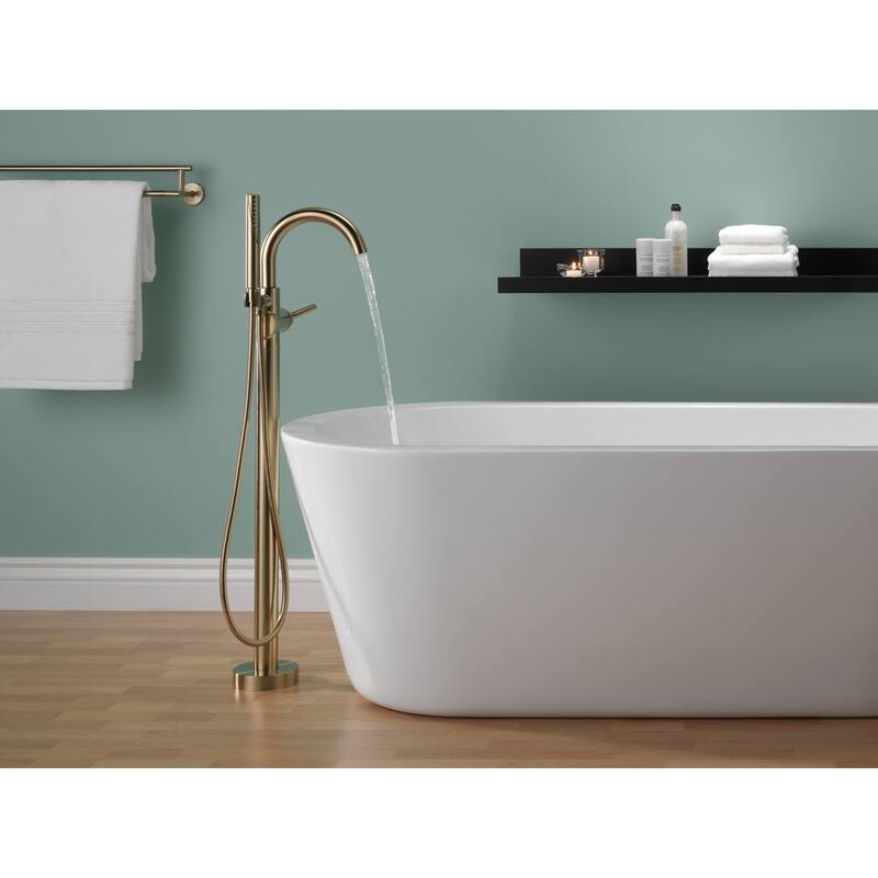 Delta Trinsic Floor Mounted Tub Filler for Free Standing Tub with