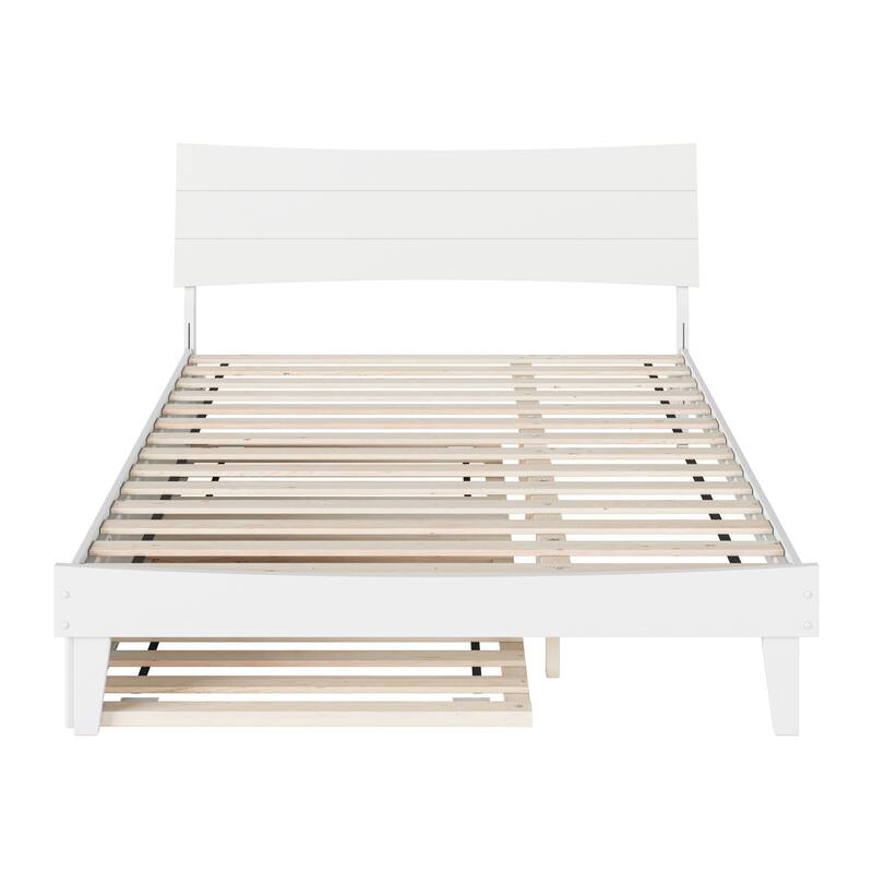 Phoenix Wood Platform Bed with Trundle