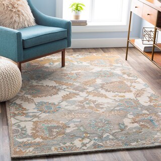 Canute Distressed Vintage Handmade Wool Area Rug